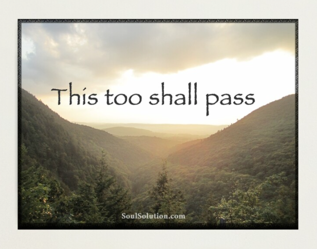 This too shall pass Framed Art Print